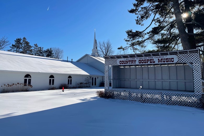 Church in Malmo, MN, where Juniper classes are held