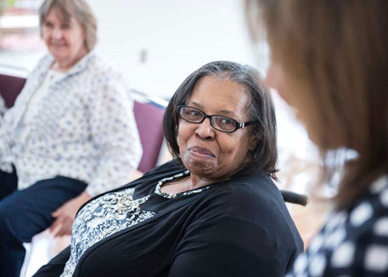 People in a Juniper Living with with Diabetes class